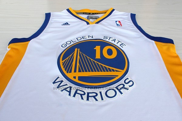Maglia Golden State Warriors David Lee #10 Bianco